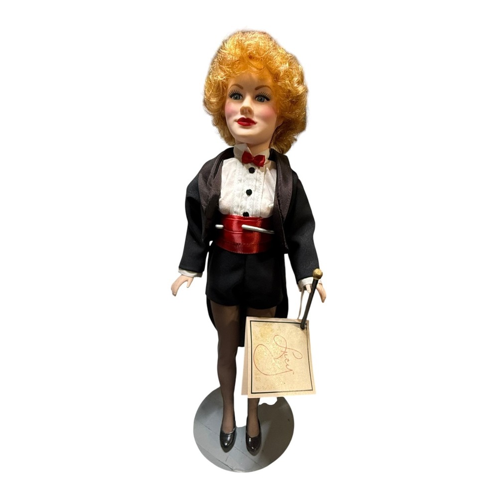 Effanbee 1985 Lucille Ball Legend Series Doll 16.5" Tuxedo Goldwyn Girl Vintage